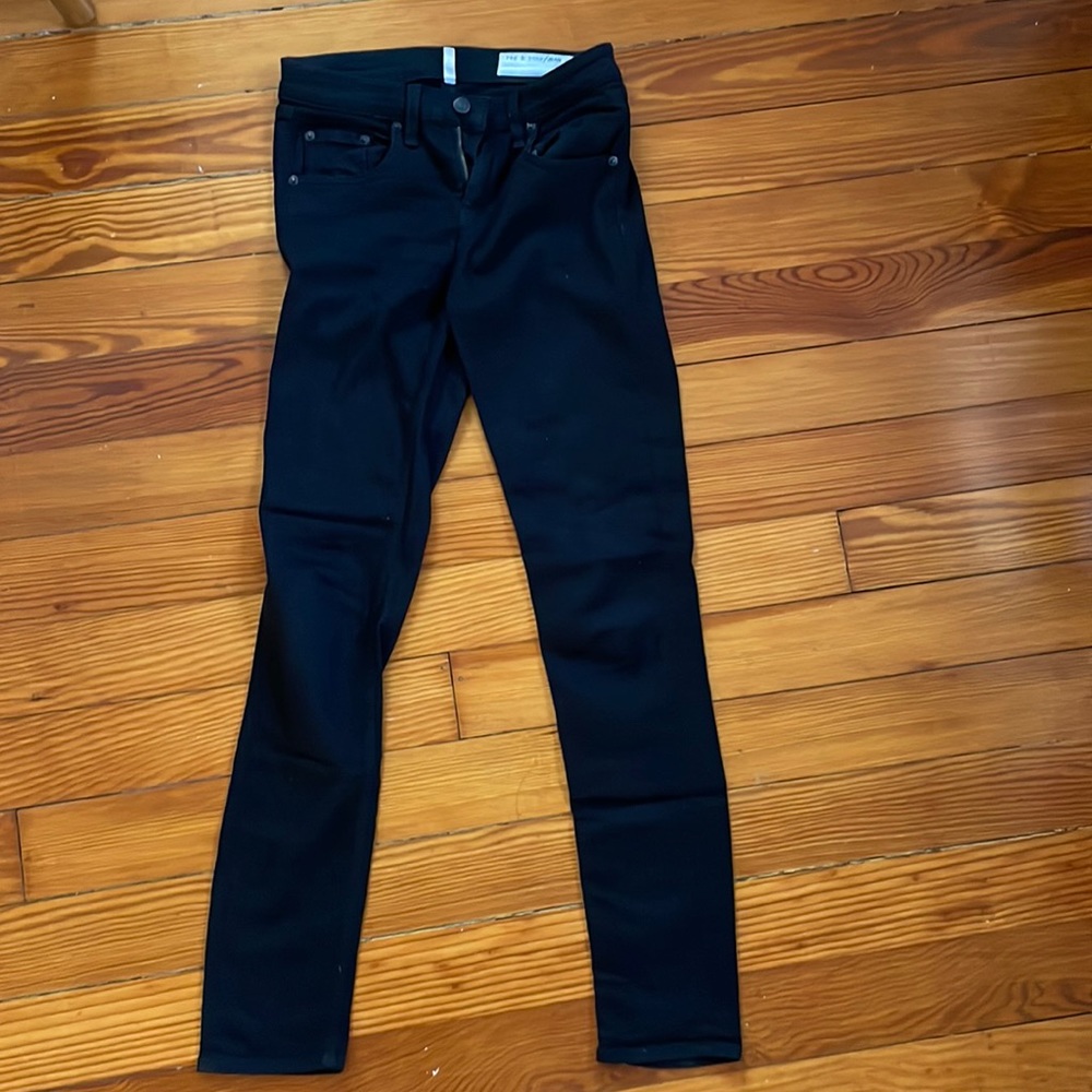 Rag & Bone Black Skinny Jeans/Jeggings size 26